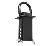 Sghtil Attaches de Poche pour Piquet de Camion, Anneau en D de Poche pour Piquet de remorque - Attaches réglables polyvalentes - Attaches Noires avec Charge de roulement de 5 400 LB, Accessoires de