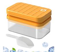 Sghtil Bac à glaçons pour congélateur | Bac à glaçons à 56 compartiments avec récipient et pelle, cube de refroidissement facile à démouler pour whisky, cocktails, boissons froides