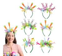 Sghtil Bandeaux de Pâques en forme de tête de lapin | Bandeau de Pâques sûr et sans danger pour les fêtes sur le thème du lapin, les fêtes de révélation du sexe, les fêtes de Pâques
