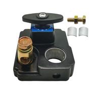 Sghtil Batterie de voiture Déconnecter le bouton, bouton de coupe de batterie - Bouton sécurisé 12-24V 250A - Accessoires de voiture de déconnexion anti-vent imperméables pour camions, bateaux,