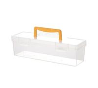 Sghtil Boîte de rangement pour outils | Boîte de rangement de vis | Étui transparent divisé pour pièces de garage, pinces de pêche, clé mécanique, établi de travail, marqueur de vis