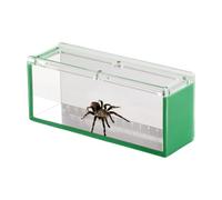 Sghtil Boîte d'éclosion de poisson, étui d'observation des poissons,Case d'observation des poissons en acrylique avec couvercle - Accessoires pour animaux de compagnie aquatiques portables clairs pour