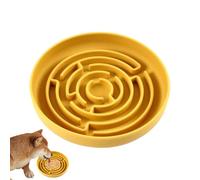 Sghtil Bols pour Chiens de mangeoire Lent, Bol à Chiens d'alimentation Lente - Porte-Aliments Silicone Maze Dog Bowl | des Jouets interactifs Anti-colocat avec Une Tasse à ventres réduisent l'ennui