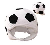 Sghtil Bonnet de football en peluche, costume de football - Bonnet d'Halloween, bonnet de football chaud, accessoires photo - Accessoires de tête de cosplay, chapeaux de football, jouets amusants pour