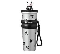 Sghtil Bouteille d'eau rose | Thermos portable avec motif de dessins animés - Gobelets et récipients pour filles, garçons, femmes, voyages, plage et fêtes