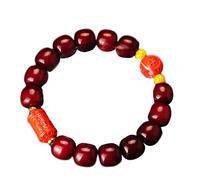 Sghtil Bracelet porte bonheur, bracelet Feng Shui pour femme | Bracelets de bonne chance Bracelet chinois de cinabre avec Bodhi | Bracelet porte-bonheur chinois, Fengshui et chance pour