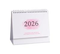 Sghtil Calendrier de table 2026 - Calendrier de bureau mensuel 2025-2026 | Mensuel avec papier épais pour la maison de bureau scolaire | Pour planification scolaire enseignant étudiant famille maison