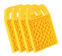 Sghtil Cales de Stabilisation pour Camping-Car - Lot de 4 Blocs Antidérapants pour Nivellement - Équipement Anti-Dérapant Multi-Angle pour Stabilisation sur Sols Irréguliers - Parking, Voyage, Plage,