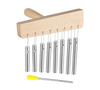 Sghtil Carillon à percussion | Carillon à 8 tons avec bâton de frappe, instruments de sonore, décoration musicale, instruments de percussion à la main pour décoration de salle de classe