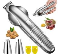 Sghtil Casse-noix pour noix, ouvre-châtaignes - Nut Cracker Nouilles pour noix | Pinces à noix, outil pour craquelins de noix de pécan, décortiqueur ergonomique pour noix pour noix, stylos, châtaignes