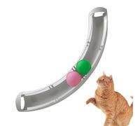 Sghtil Cat Toy Ball Track Toy - Jouet interactif pour chat - Puzzle pour l'exercice physique mental - Fournitures d'entraînement pour animaux de compagnie pour toutes les tailles de races