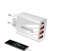 Sghtil Chargeur,Adaptateur Multiport Type C avec | Électronique grand public pour la Maison Bureau Voiture Voyage Tablet PC Bureau Famille