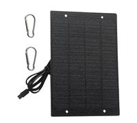 Sghtil Chargeur solaire pour téléphones portables | Panneau solaire pour sac à dos 50 W, compact pour camping, camping-car, randonnée, plage, voyages