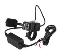 Sghtil Chargeur USB pour moto, chargeur USB pour moto - Chargeur de téléphone USB pour moto | Double chargeur USB à charge rapide moto pour téléphone, tablette, GPS