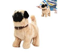 Sghtil Chiot Robot en Peluche avec Queue mécanique Qui Marche - Animaux en Peluche éducatifs pour Jeunes et Adultes, Cadeau d'anniversaire, Jardin, Maison, Chambre, Vacances, intérieur