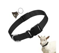 Sghtil Colliers pour Chèvres Et Béliers | Colliers Réglables pour Chèvres,Cloche Sonore pour Pâturage, Design Anti-Fugue - Accessoires pour Bétail et Animaux de Compagnie (Chèvres, Vaches, Moutons)