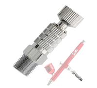 Sghtil Coupleur à libération rapide pour aérographe - Raccords de tuyau professionnels 1/8" - Pièces de rechange en cuivre - Pour cheveux de beauté