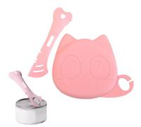 Sghtil Couvercles de couvercle de nourriture pour chat - Cuillère de nourriture pour chat, cuillère hermétique en silicone pour les ménages, garde-manger, portions de repas, alimentation de voyage