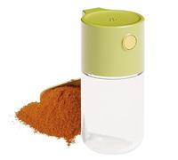 Sghtil Distributeur de bouteilles de sel, poivrière - Distributeur en verre pour sel et poivre, bouteille agitatrice | Pot d'assaisonnement quantitatif précis pour le camping, les voyages, la cuisine
