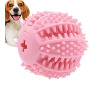 Sghtil Distributeur de friandises pour chien - Balle distributrice de friandises pour chien - Balle à dents amusante - Jouet interactif portable pour chien - Jouet interactif pour le nettoyage des