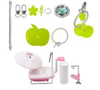 Sghtil Entraînement de boule de fil, enrouleur de fil pour crochet | Outil de stockage de fil Balle | Stockage de fournitures d'artisanat et de, outil de tricot