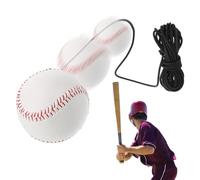 Sghtil Entraîneur de frappe de baseball - Équipement d'entraînement au swing de softball, système d'aide au frappe, balles rebondissantes élastiques pour entraînement de force à la maison