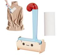 Sghtil Épilateur pour poils d'animaux, pour meubles et tapis, rouleau de nettoyage multifonction réutilisable avec forme de chat mignonne et fonction adhésive pour brosses à tapis et épilation des