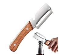 Sghtil Éplucheur de fruits et légumes | Éplucheur d'aliments décapsuleur avec manche en bois, coupe-tomates pour la maison, le concombre, la cuisine, la maison, les légumes, les fruits, les tomates