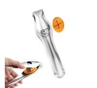 Sghtil Éplucheur, pince à châtaigne casse-noisette | Pince à ouvrir les noix en acier inoxydable,Clip multifonctionnel pour craquelins de châtaigne, brise-glace portable avec roulement en silicone