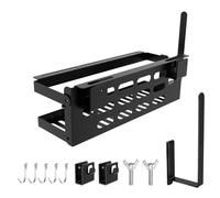 Sghtil Étagère de rangement pour plaques de barbecue, support à épices de jardin, porte-couverts de barbecue - Pour spatule, pelles, serviettes, épices, ustensiles pour barbecue extérieur, camping