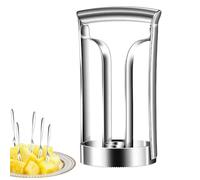 Sghtil Extracteur de fruits et trancheuse pour ananas | Aiguille de fruits en acier inoxydable | Outil multifonction 2 en 1 pour légumes, pastèque, poivrons, mangue et fruits
