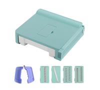 Sghtil Fondant pour zèbre d'oignon, Slication de légumes à oignon - Oignon de pomme de terre réglable en acier inoxydable fruits froids français froid | Gadgets de râpe de traite avec protecteur