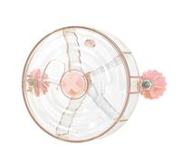Sghtil Foreging Feedher pour oiseaux, roue tournante pour mangeoire d'oiseaux, points d'entraînement de perruche colorés, Parrot Foreging Toy Creative Rote Wheel Intelligence Growth