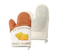 Sghtil Gants de four, Gants de cuisine pour four,Gants de four en silicone anti-brûlure pour four | Gants de cuisine antidérapants pour pots, 1 paire de gants de cuisine pour grillades au four