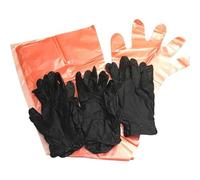 Sghtil Gants d'éviscération pour la chasse, gants de pansement | 24 paires de mitaines portables pour éviscérer les cerfs | Gants à bras longs, gants courts en Nitrile, Kit de gants de jeu sur le