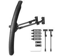 Sghtil Garde-Boue de vélo Gravel | Garde-Boue réglable | Garde-Boue résistant aux intempéries pour VTT et vélo de Route et arrière