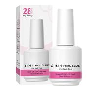 Sghtil Gel de construction pour les ongles, gel de structure pour les ongles,Gue de strass - Le renforcement et le moulage 6 en 1 étendent la couche de base adhésive pour les filles de filles à