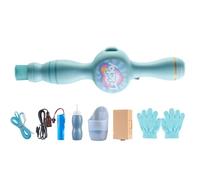 Sghtil Générateur de bulles de brouillard - Bâton de brume interactif pour souffler des bulles - Jouet de plage électrique à la main pour les fêtes et les activités de plein air