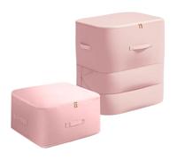 Sghtil Grand sac de rangement pour couettes, conteneur compressible pour linge de lit | Grand organisateur anti-poussière pour chambre à coucher, armoire, sous le lit, déménagement, voyage et camping