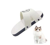 Sghtil Griffoir pour Chat, en Forme de Pantoufles, Solide pour Animal Domestique, Jouet Confortable avec Motif Panda pour Petit, Moyen, Grand