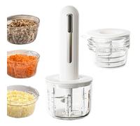 Sghtil Hachoir électrique portable pour cuisine, hachoir à viande compact pour préparer des légumes, fruits et viandes à la maison et au camping