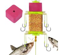 Sghtil Hameçons pour équipement de pêche - Porte-appâts de haute résistance pour pêche de compétition
