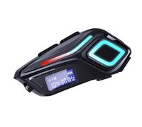 Sghtil Interphone sans fil pour casque de moto | Sans fil pour casque de moto, fonction radio FM imperméable pour hommes, femmes, adultes, couples