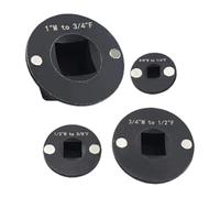 Sghtil Jeu d'adaptateurs pour douilles à profil bas - Jeu d'adaptateurs à fiche basse pour cliquet | Accessoire pour perceuse et clé dans des espaces réduits