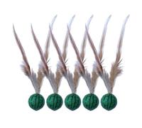 Sghtil Jouet Chat à Balle rebondissante, Toys Bouncy Tails Cat | 5 pièces Boule Gonflable Interactive pour Les Chats intérieurs - Accessoires de Divertissement de Chaton, Jouet Multifonctionnel
