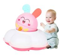 Sghtil Jouet de crawling musical pour tout-petit, jouet de lapin rampant, jeu de lapin, jouet éducatif multifonctionnel, amusant et amusant pour l'intérieur et l'extérieur
