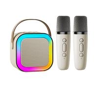 Sghtil Karaoké portable, machine de karaoké sans fil | haut-parleur karaoké avec microphone pour chanter | karaoké et microphone sans fil dynamique portable, portable pour fêtes, chansons