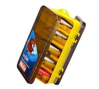 Sghtil Kit d'appâts de pêche, appâts pour basse eau douce | Différents leurres de pêche Spinnerbaits | Kit de pêche 24 fois Swimbait Tackle Kit de rangement double face, accessoires de pêche pour