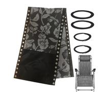 Sghtil Kit de Remplacement de Chaise à bandoulière, pièces de Rechange pour Chaise Pliante - Tissu de Remplacement de Chaise Respirant en Soie glacée,Pièces de Rechange de Chaise portative pour