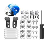 Sghtil Kit de Réparation pour Récepteurs de Baseball | 31 Pièces De Clips, Vis Et Joints De Rechange, Kit de Remplacement pour Hockey | pour Débutants Familles Adultes Femmes Sports de Plein Air